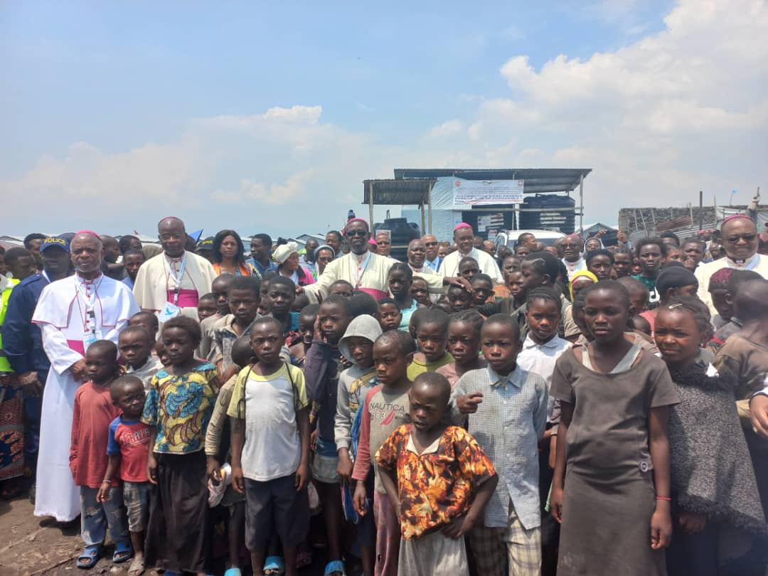 RDC: Les évêques de l’Afrique centrale expriment leur solidarité aux déplacés de Goma